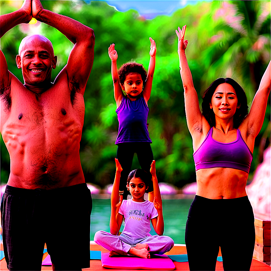 Family Yoga Session Png Iyx PNG Image