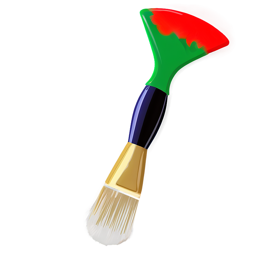 Fan Shape Paint Brush Png Drc PNG Image