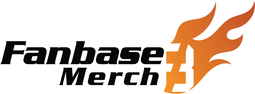 Fanbase Merch Logo Flame Design PNG Image