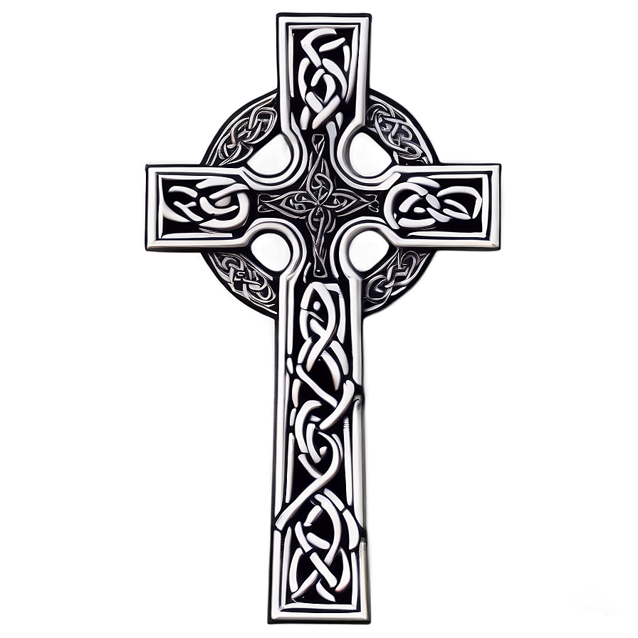 Fancy Celtic Cross Png Wyr3 PNG Image