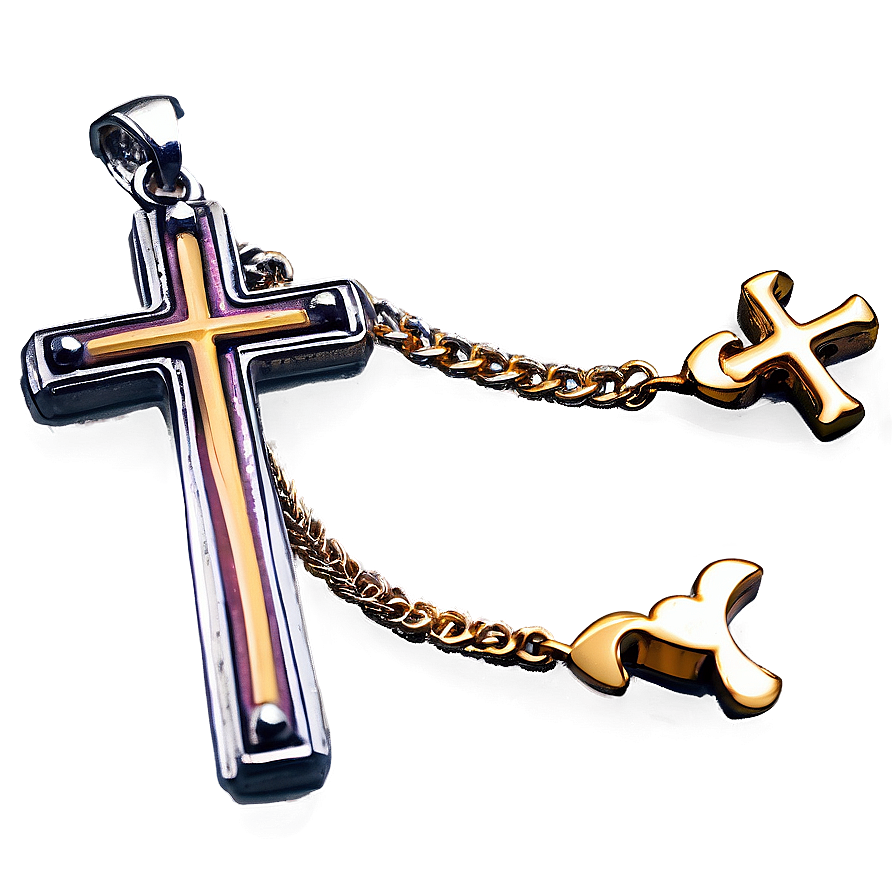 Fancy Cross Charm Png Bre PNG Image