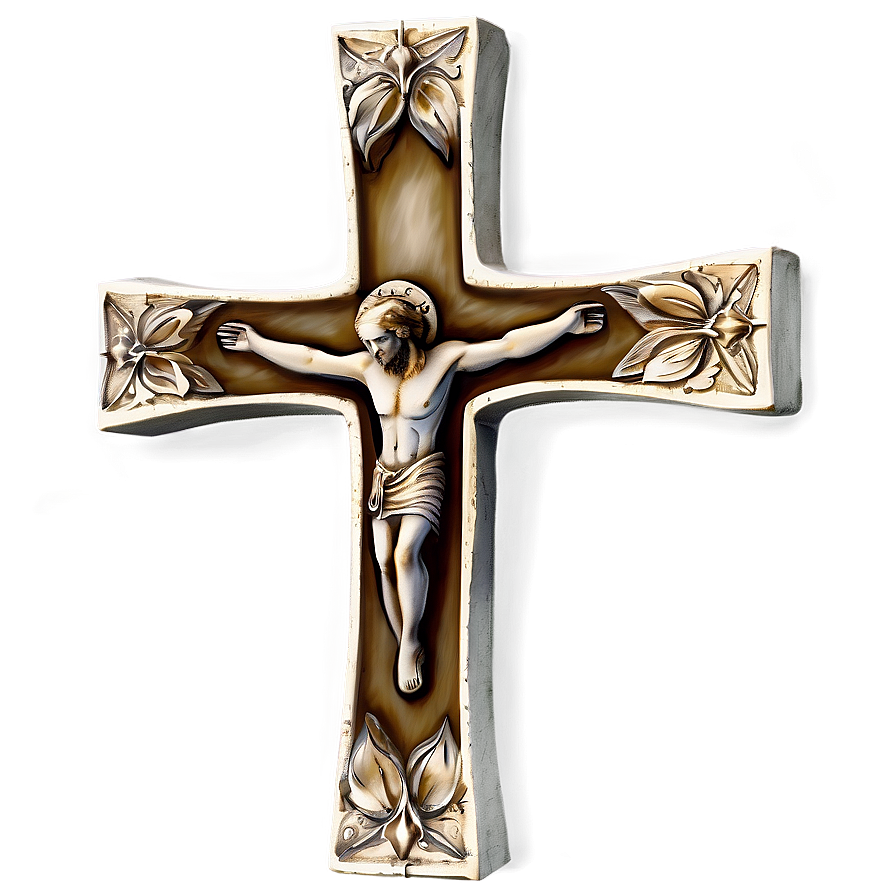 Fancy Cross Drawing Png Ihe21 PNG Image