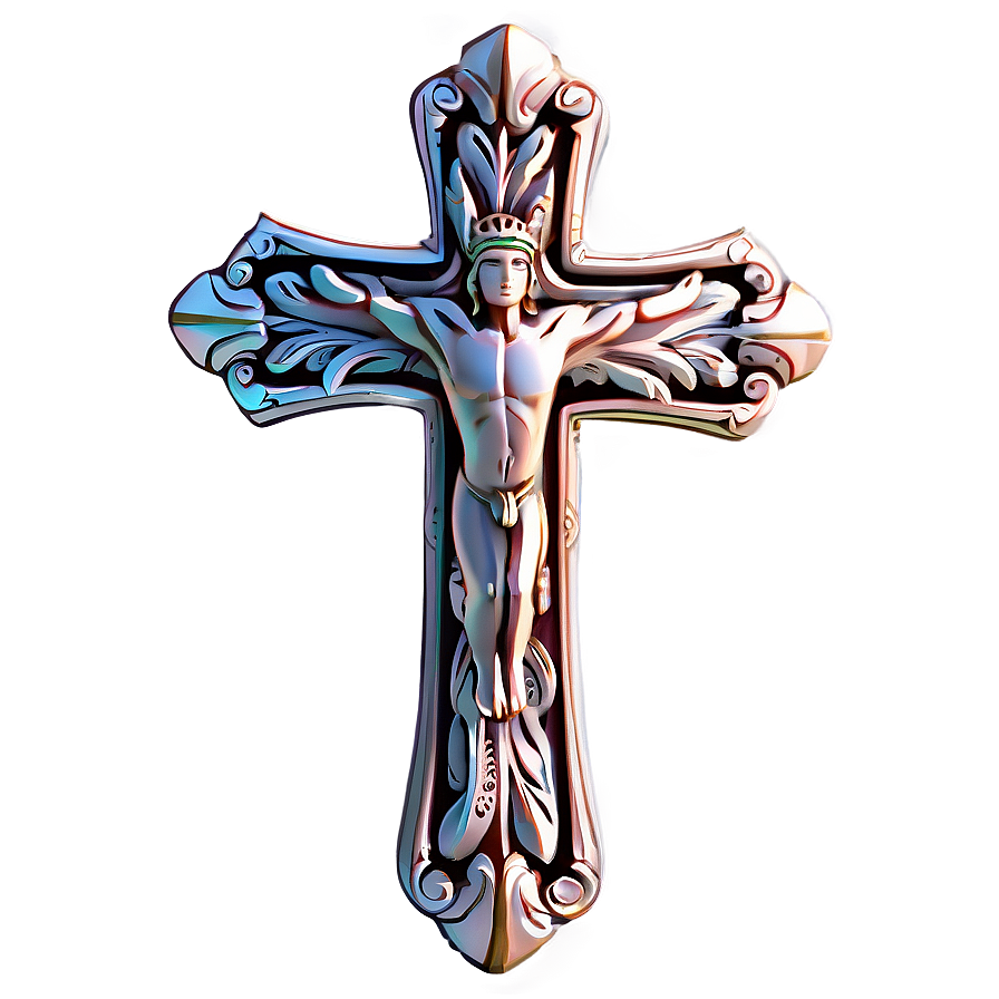 Fancy Cross Outline Png 53 PNG Image