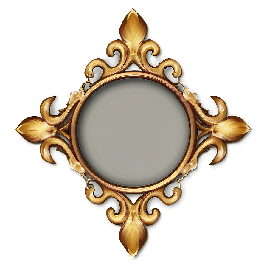 Fancy Decorative Frame Png Ssj PNG Image