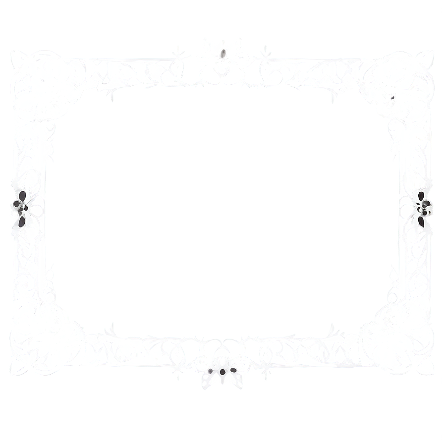 Fancy Frame With Lace Png Tfn PNG Image