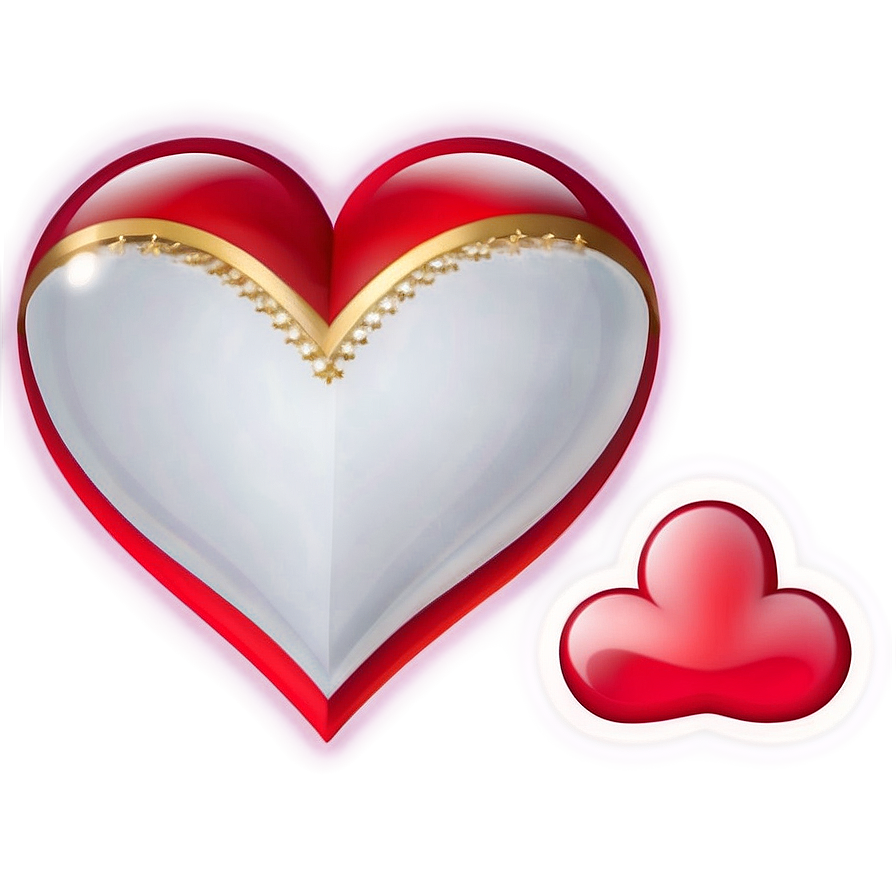 Fancy Heart Emoji Png Design Roc PNG Image