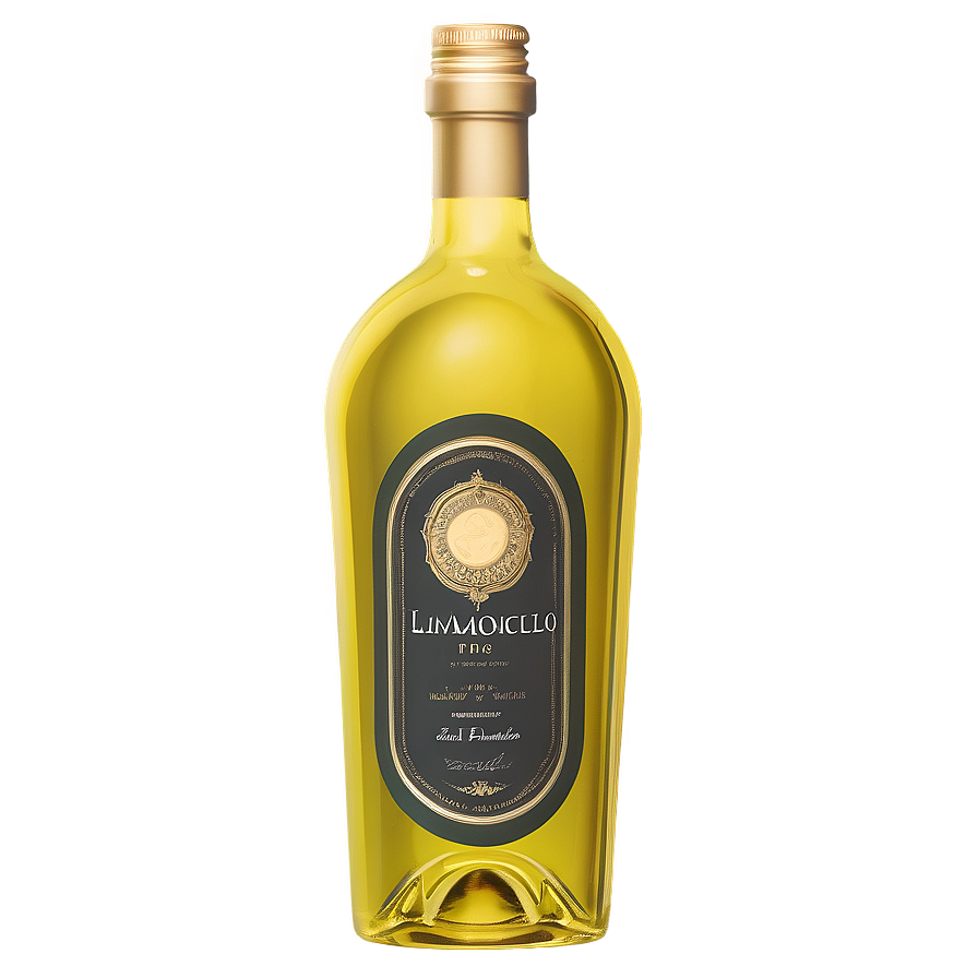 Fancy Limoncello Bottle Png 30 PNG Image