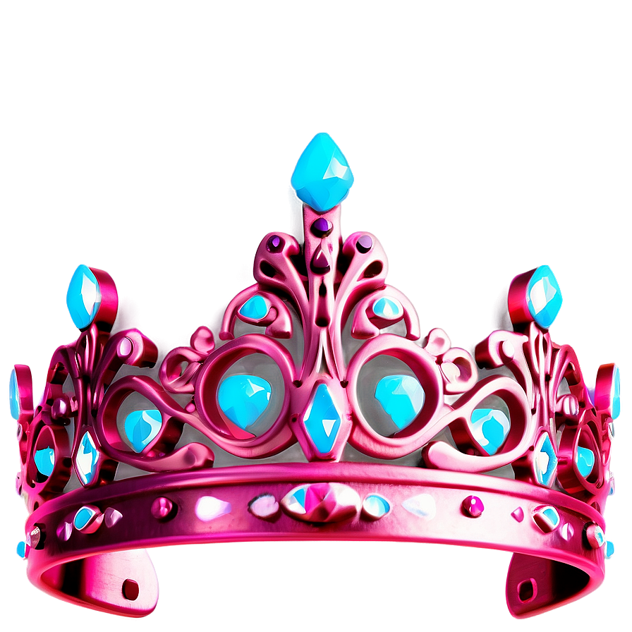 Fancy Neon Crown Png Slj5 PNG Image