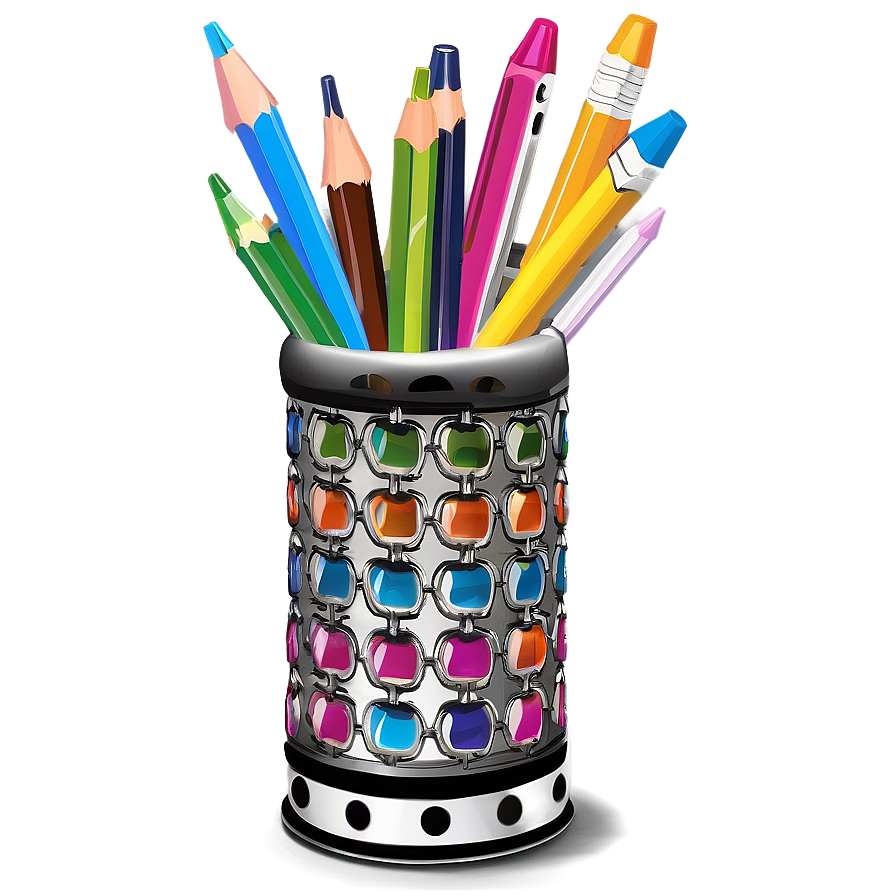 Fancy Pencil Holder Png Lrd PNG Image