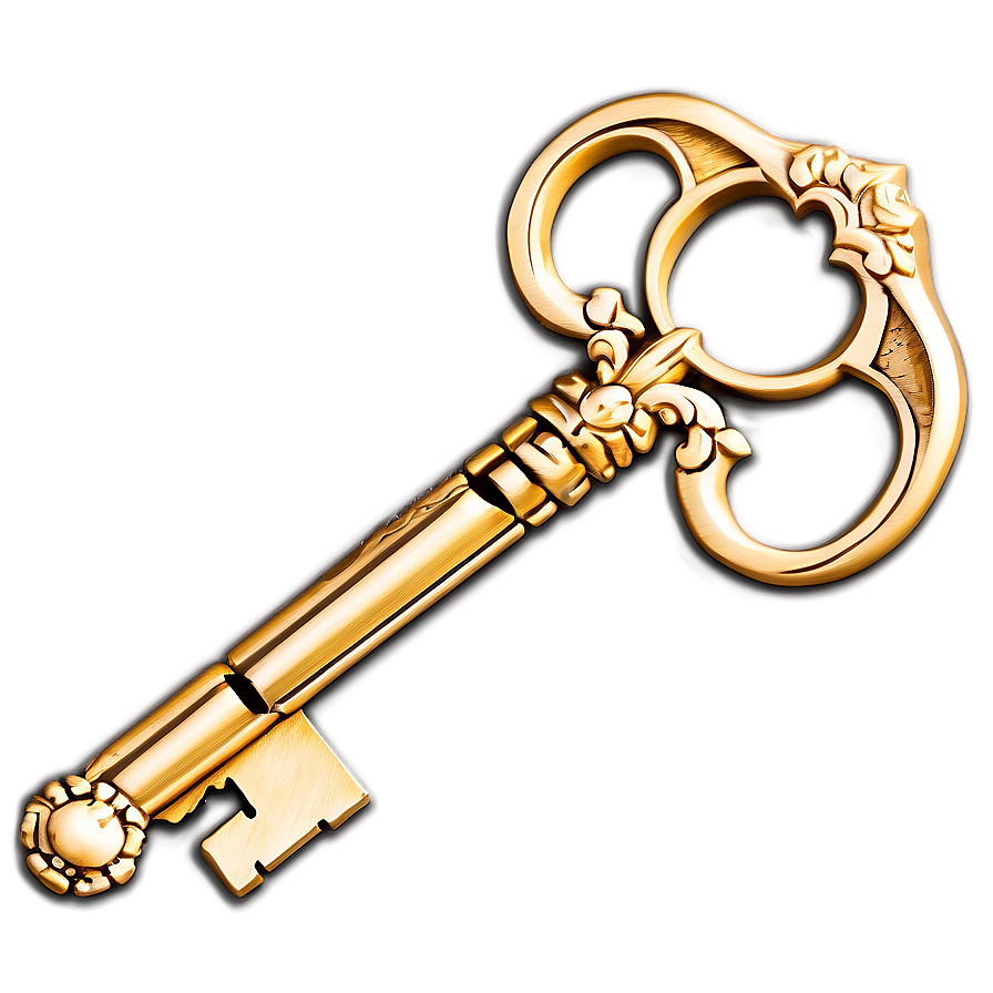 Fancy Skeleton Key Graphic Png Jpk PNG Image