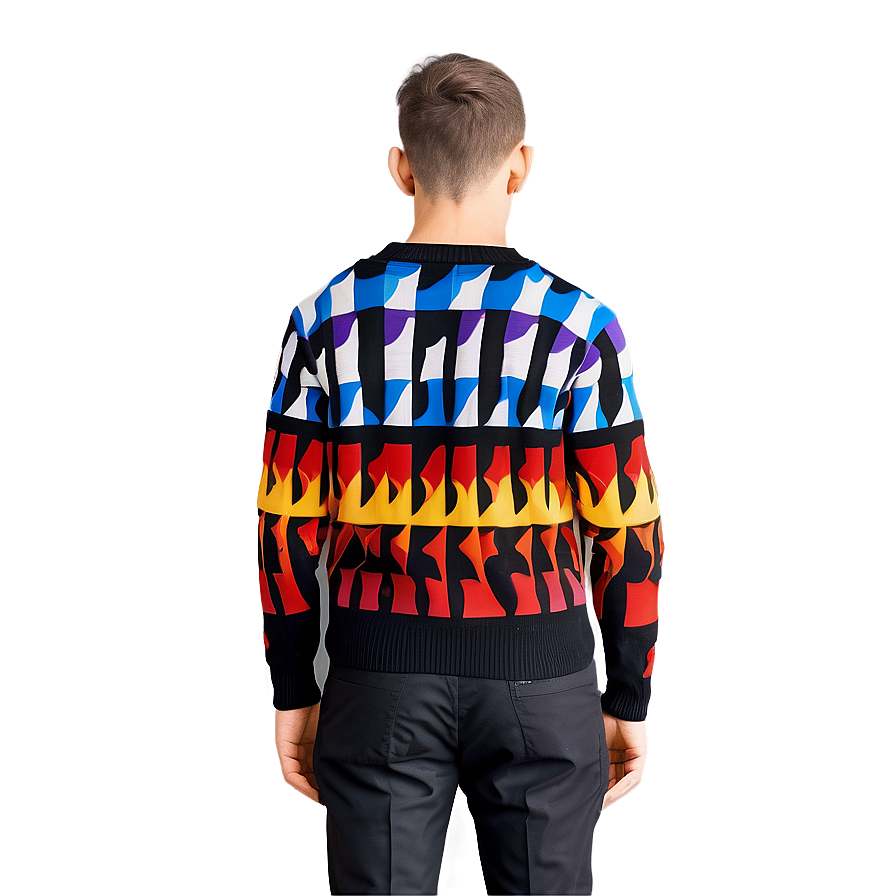 Fancy Sweater Pattern Png Yhh PNG Image