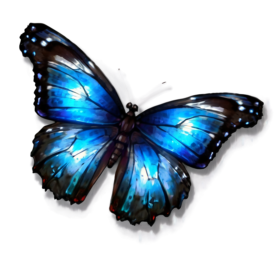 Fantasy Blue Butterfly Png 05212024 PNG Image