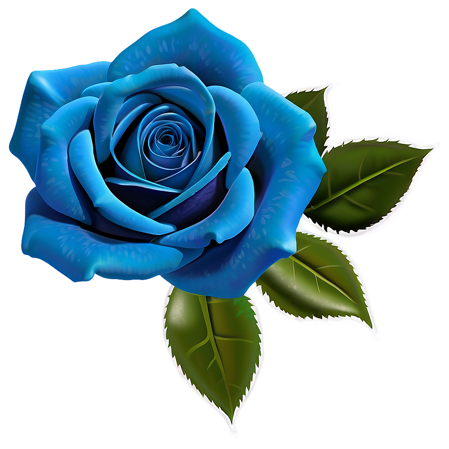 Fantasy Blue Rose Png Wuf66 PNG Image