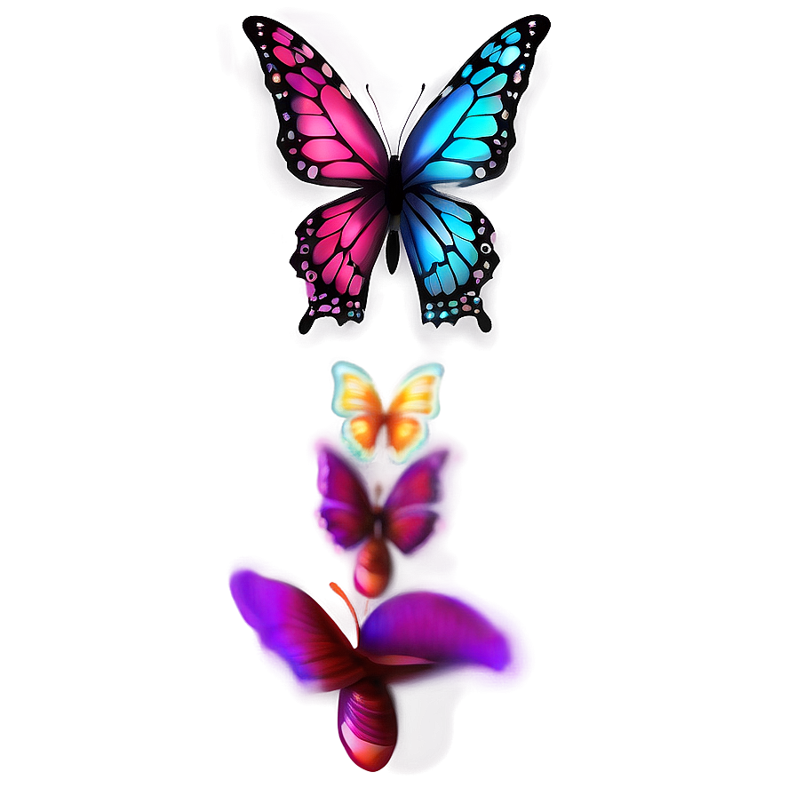 Fantasy Butterfly Magic Png Flq19 PNG Image