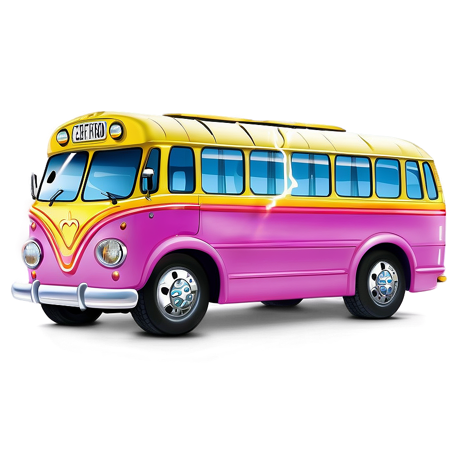 Fantasy Cartoon Bus Png Hic PNG Image