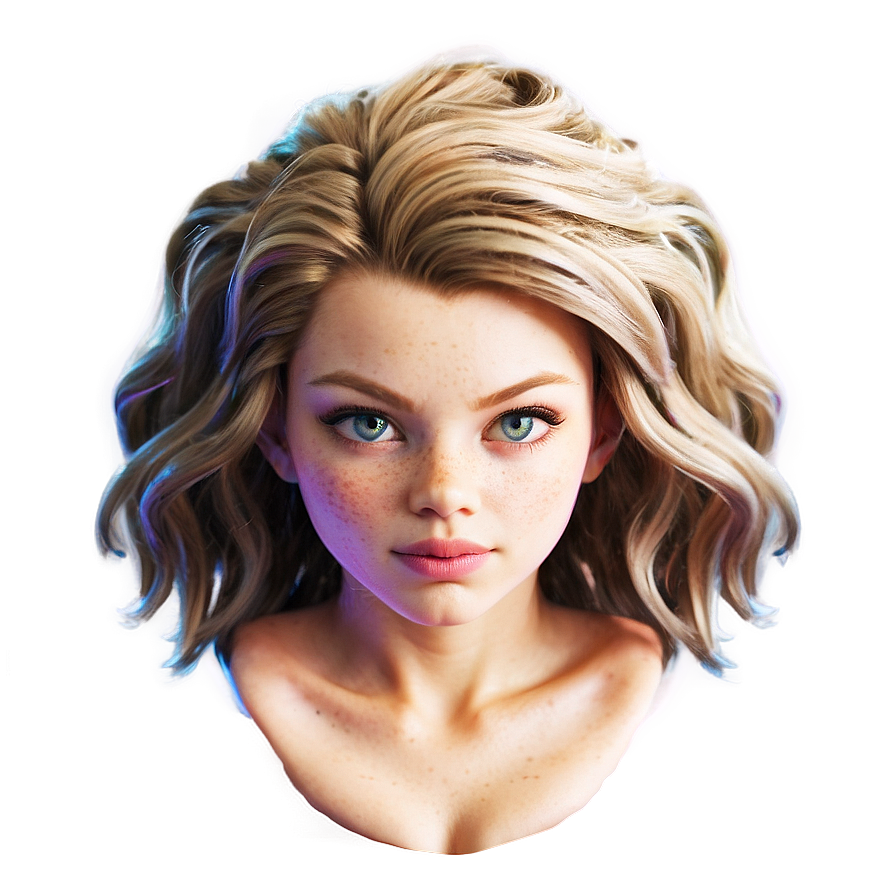 Fantasy Cartoon Hair Png 06272024 PNG Image