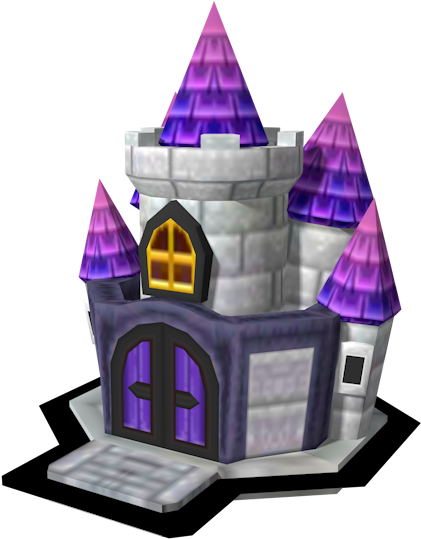 Fantasy Castle3 D Model.png PNG Image