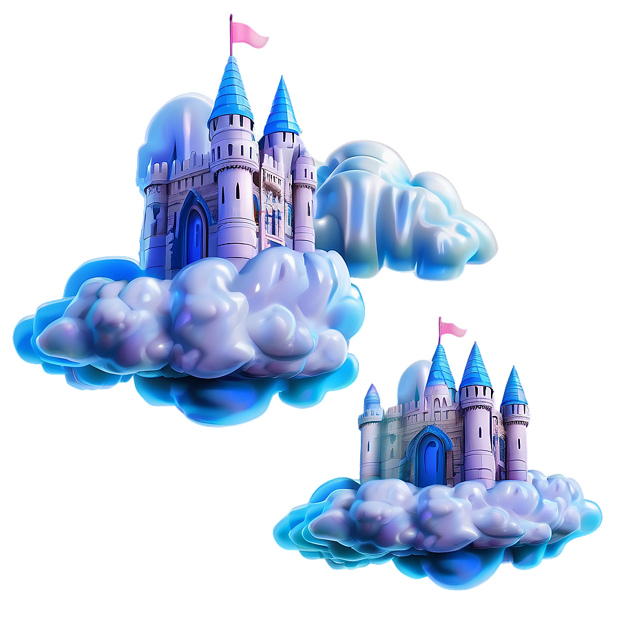 Fantasy Cloud Castle Png Ycw81 PNG Image