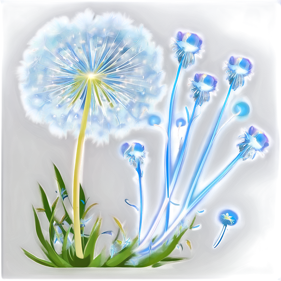 Fantasy Dandelion Glow Png Ufw PNG Image