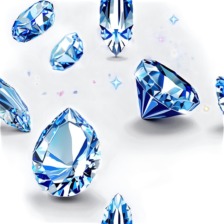 Fantasy Falling Diamonds Png 24 PNG Image