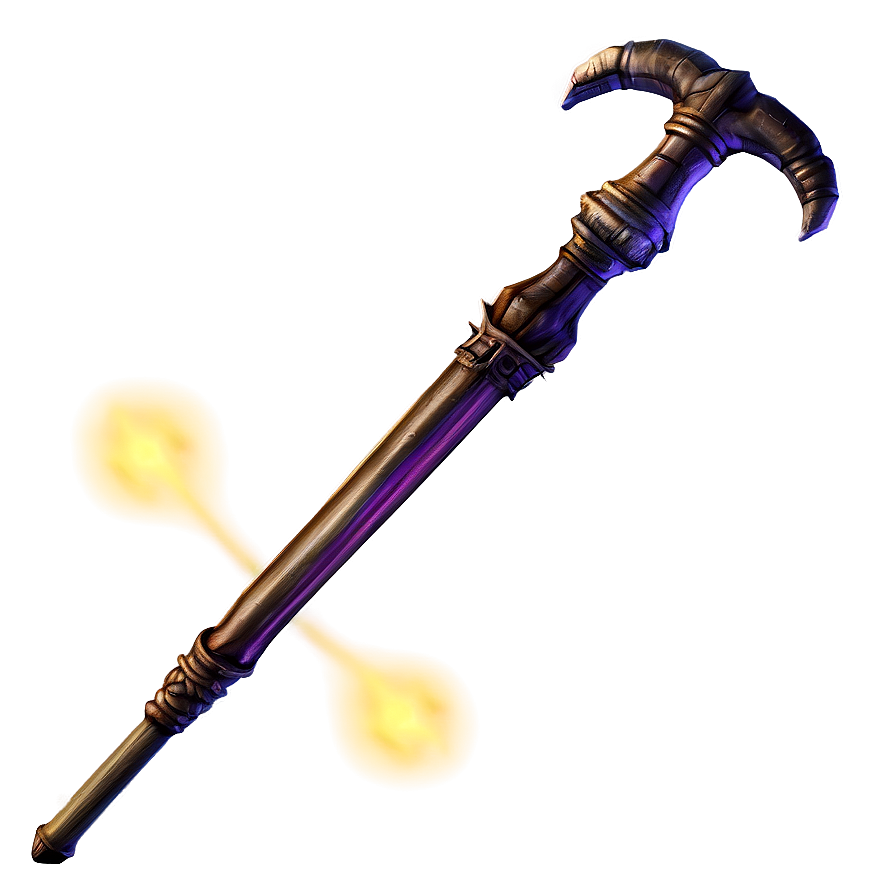 Fantasy Game Wand Png Lqe PNG Image