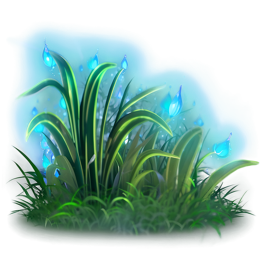 Fantasy Glowing Grass Png Ixm9 PNG Image