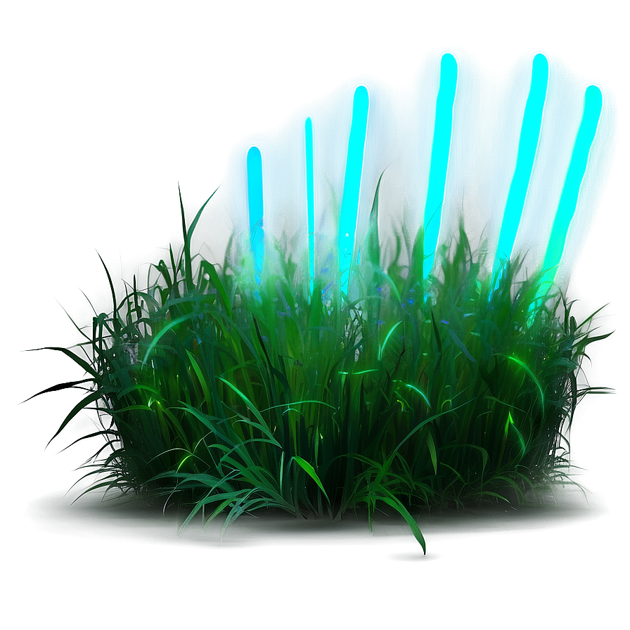 Fantasy Glowing Grass Png Udx PNG Image