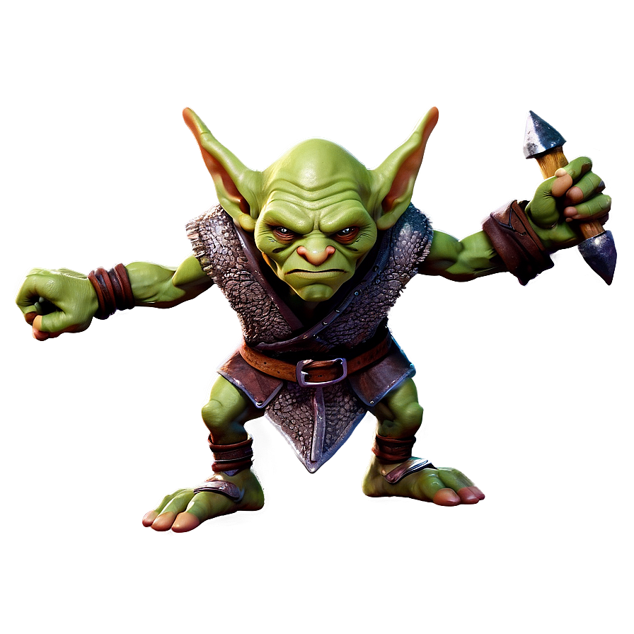 Fantasy Goblin Warrior Png Thn PNG Image