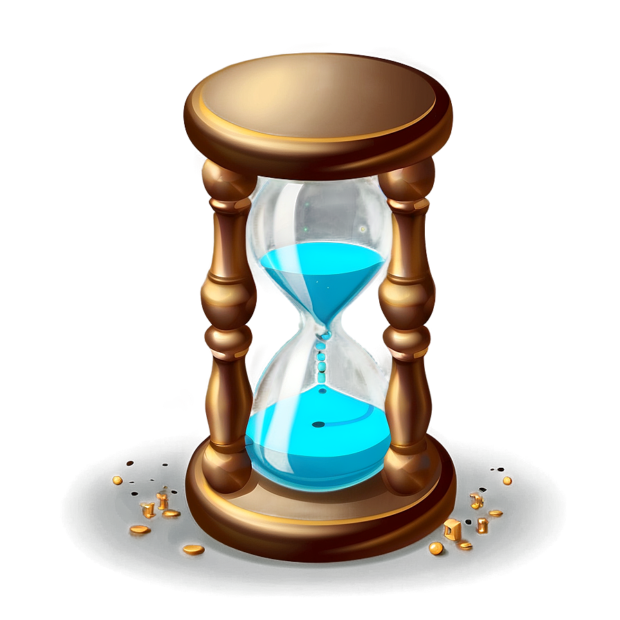 Fantasy Hourglass Magic Png Gol PNG Image