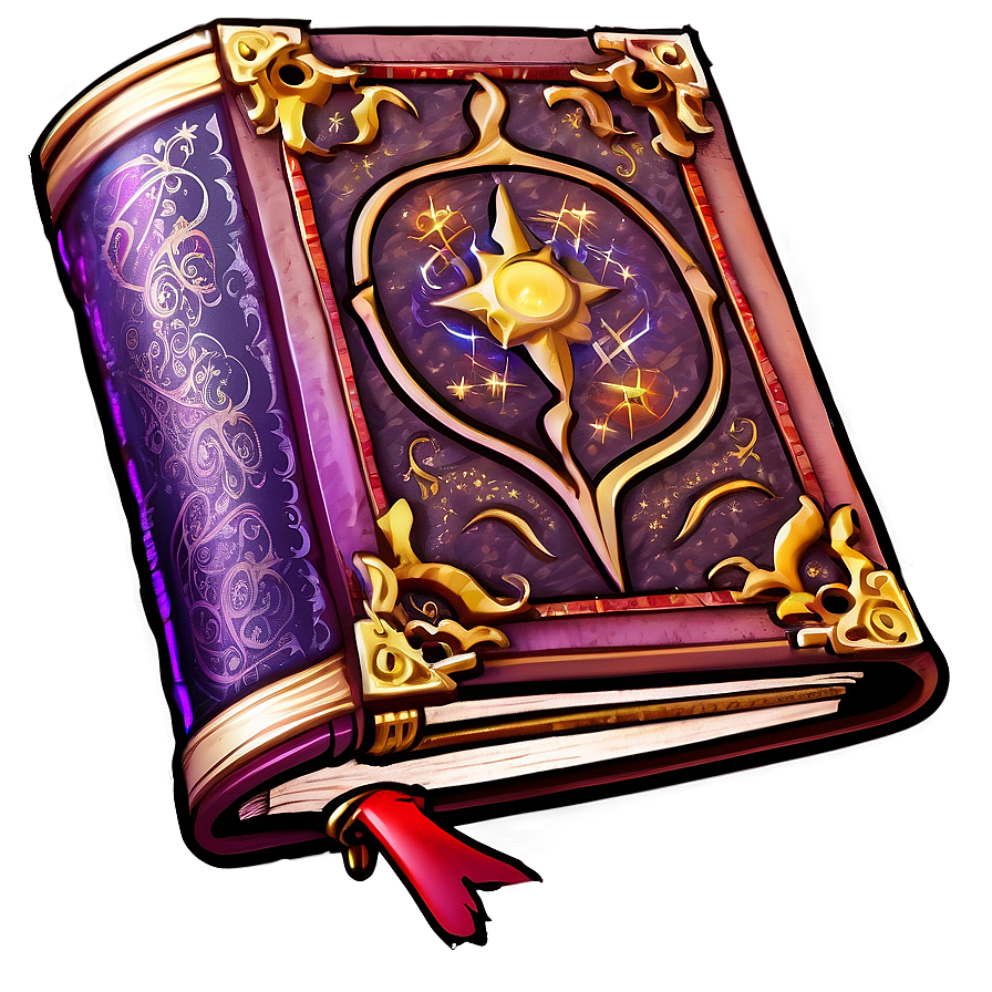 Fantasy Magic Spellbook Png Mln34 PNG Image