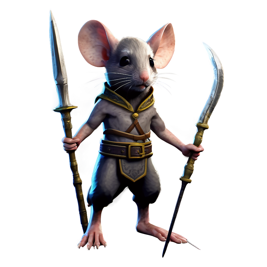 Fantasy Mouse Warrior Png 98 PNG Image