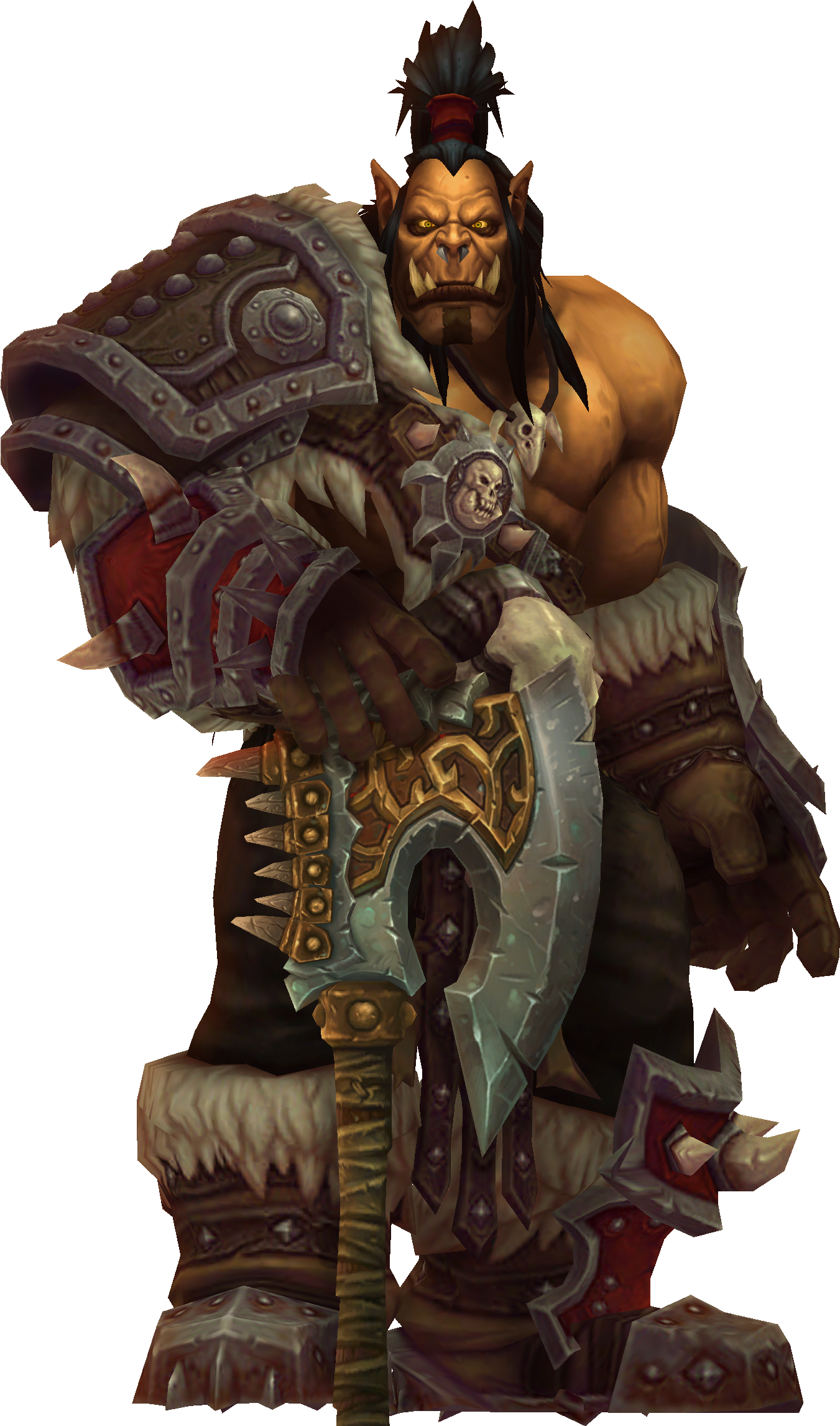 Fantasy Orc Warrior Armor PNG Image