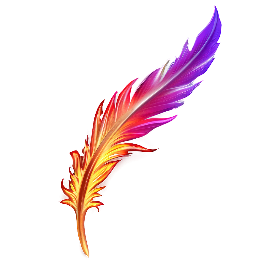 Fantasy Phoenix Feather Png 9 PNG Image