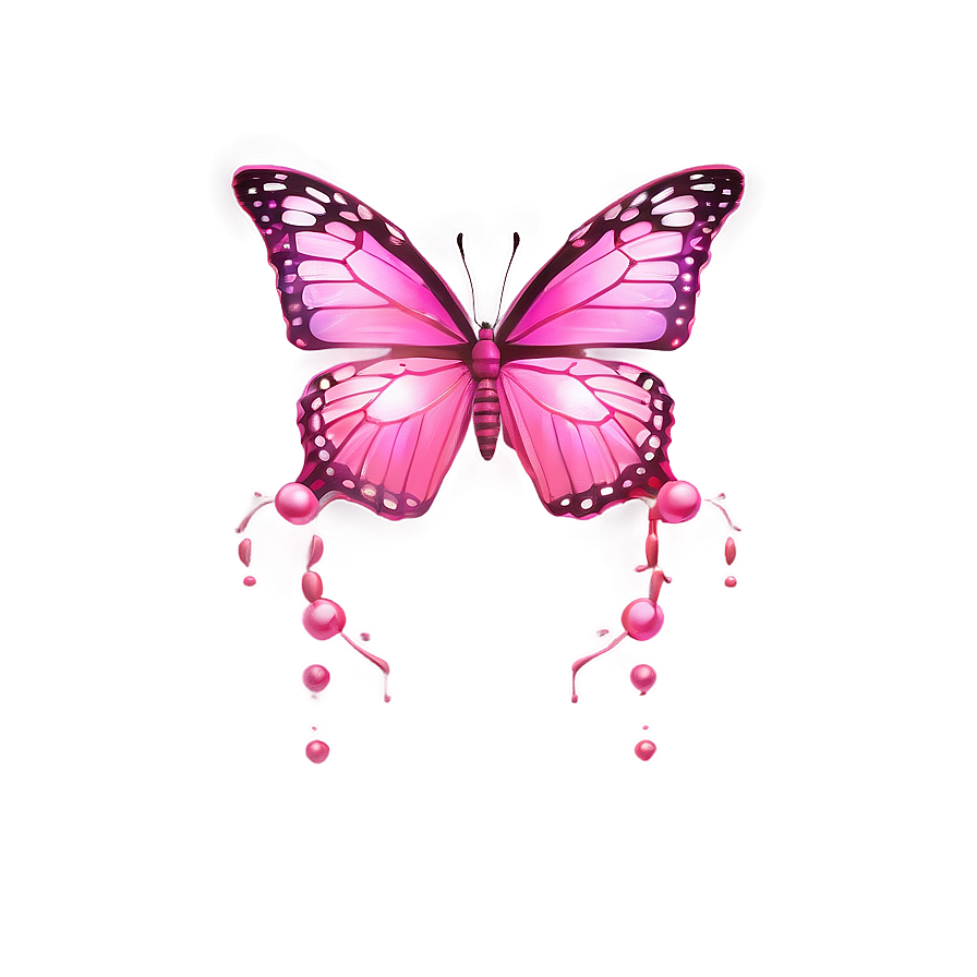 Fantasy Pink Butterfly Effect Png 05232024 PNG Image