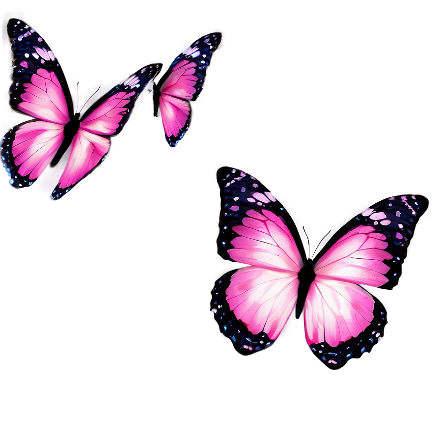 Fantasy Pink Butterfly Effect Png 91 PNG Image