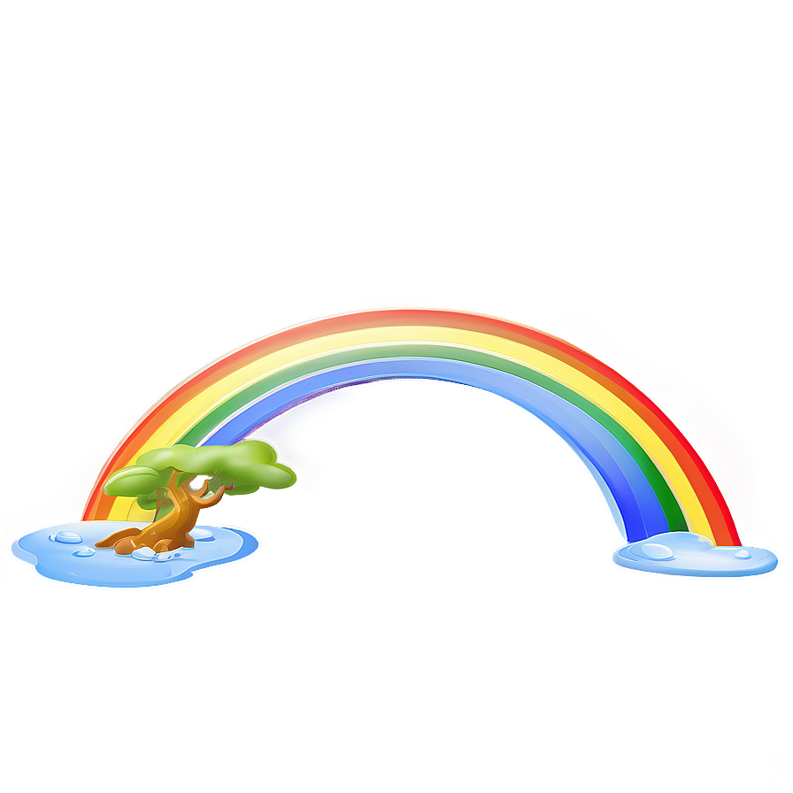 Fantasy Rainbow Landscape Png 78 PNG Image