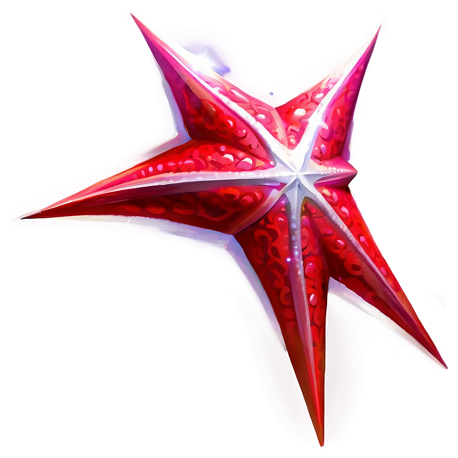 Fantasy Red Star Png Fqt PNG Image