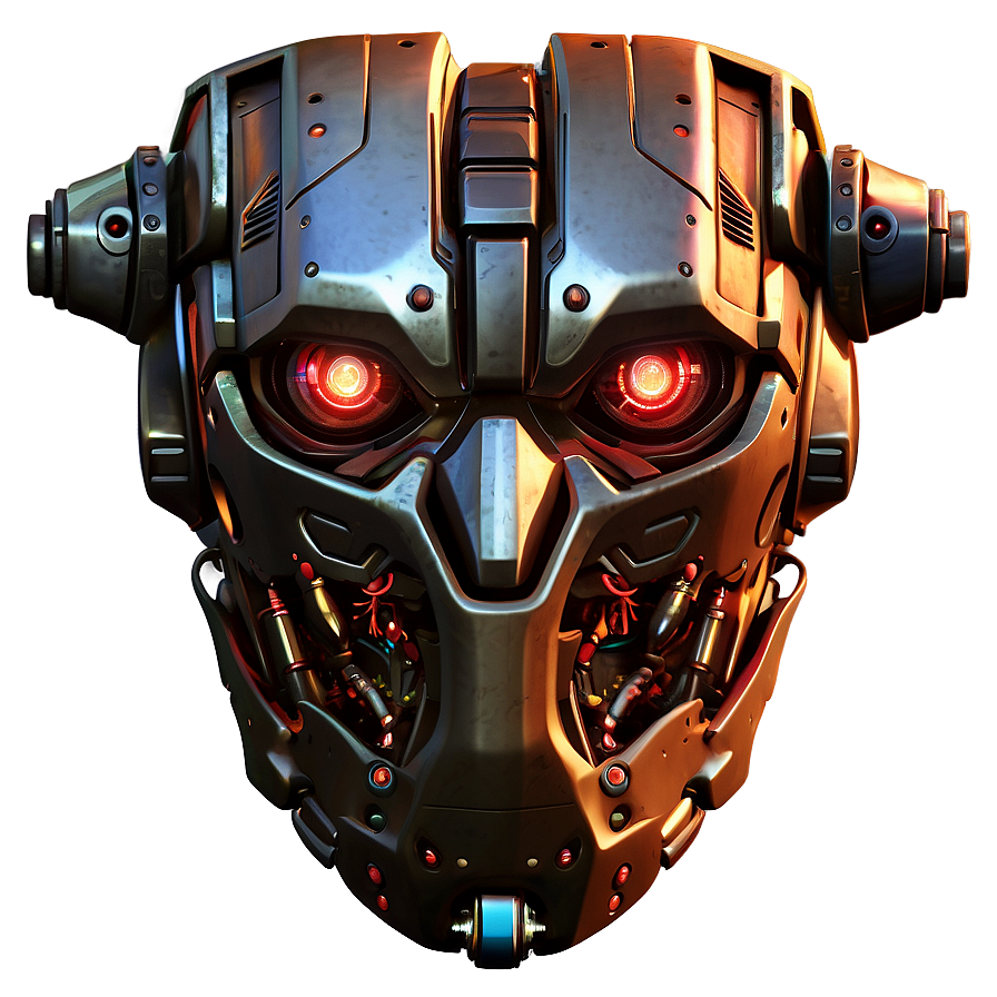 Fantasy Robot Head Png Ttj PNG Image