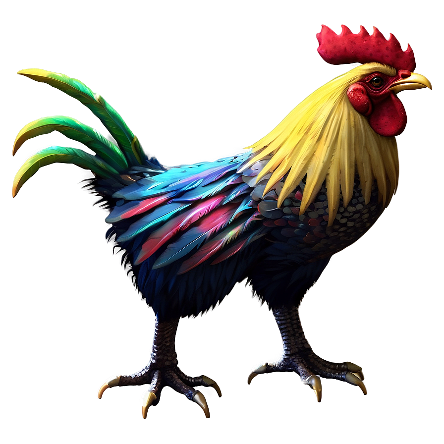 Fantasy Rooster Creature Png Ijw PNG Image