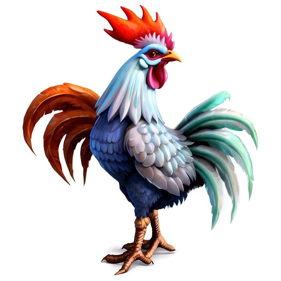 Fantasy Rooster Creature Png Isv12 PNG Image