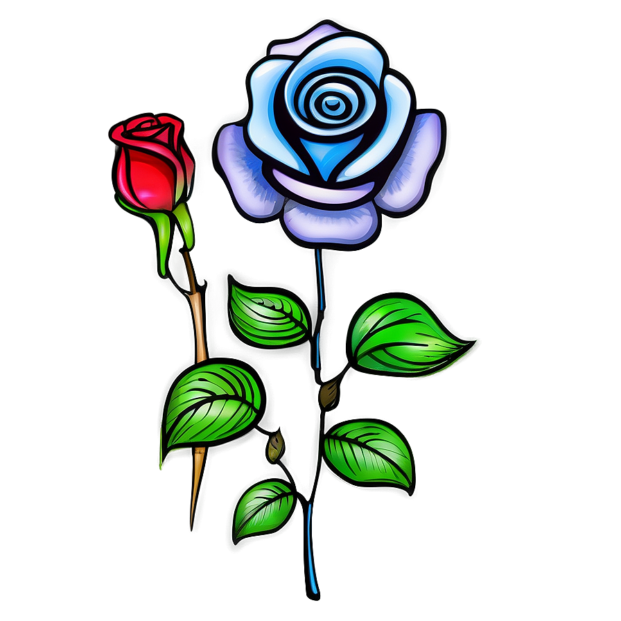 Fantasy Rose Tattoo Creation Png 69 PNG Image