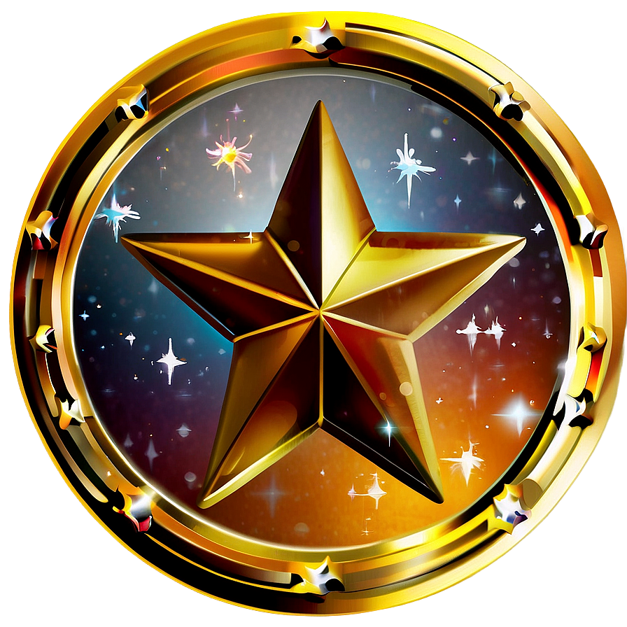 Fantasy Round Star Png Qrh PNG Image