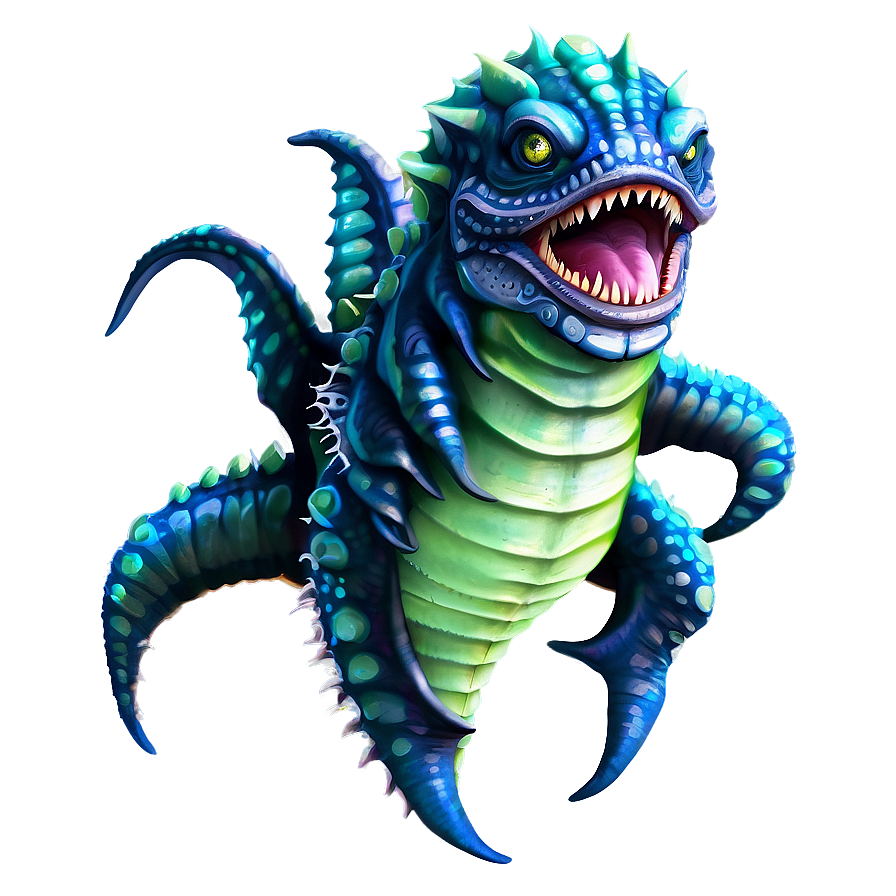 Fantasy Sea Monster Png Pjq82 PNG Image