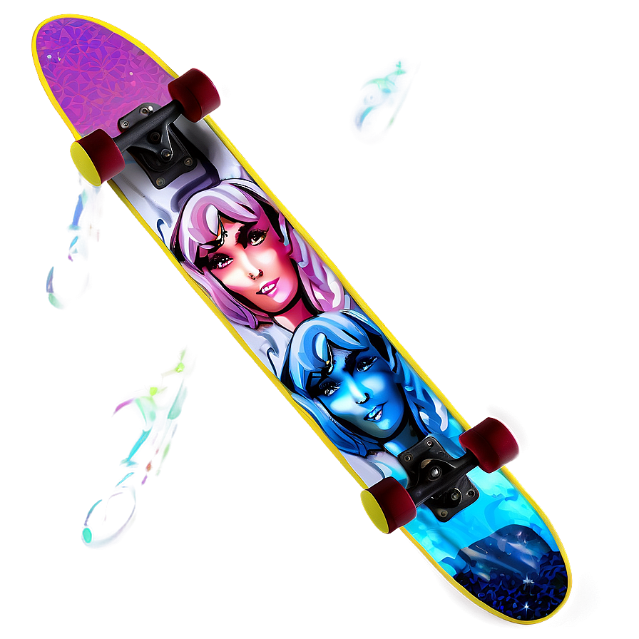 Fantasy Skateboard Designs Png Icb PNG Image