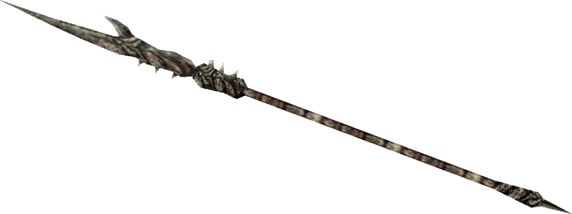 Fantasy Spear Design PNG Image