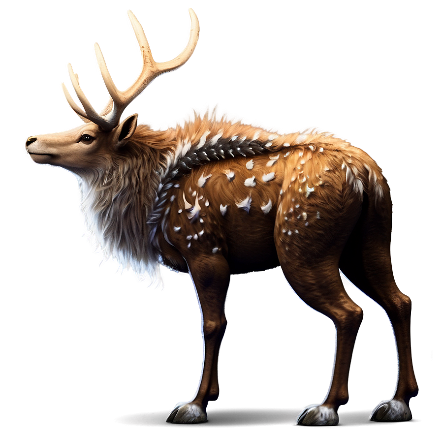 Fantasy Stag Creature Png 06292024 PNG Image