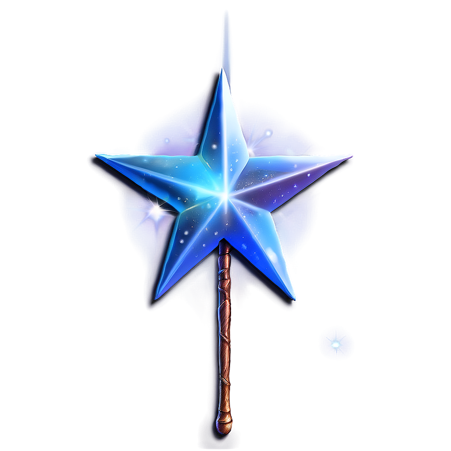 Fantasy Star Wand Png 4 PNG Image