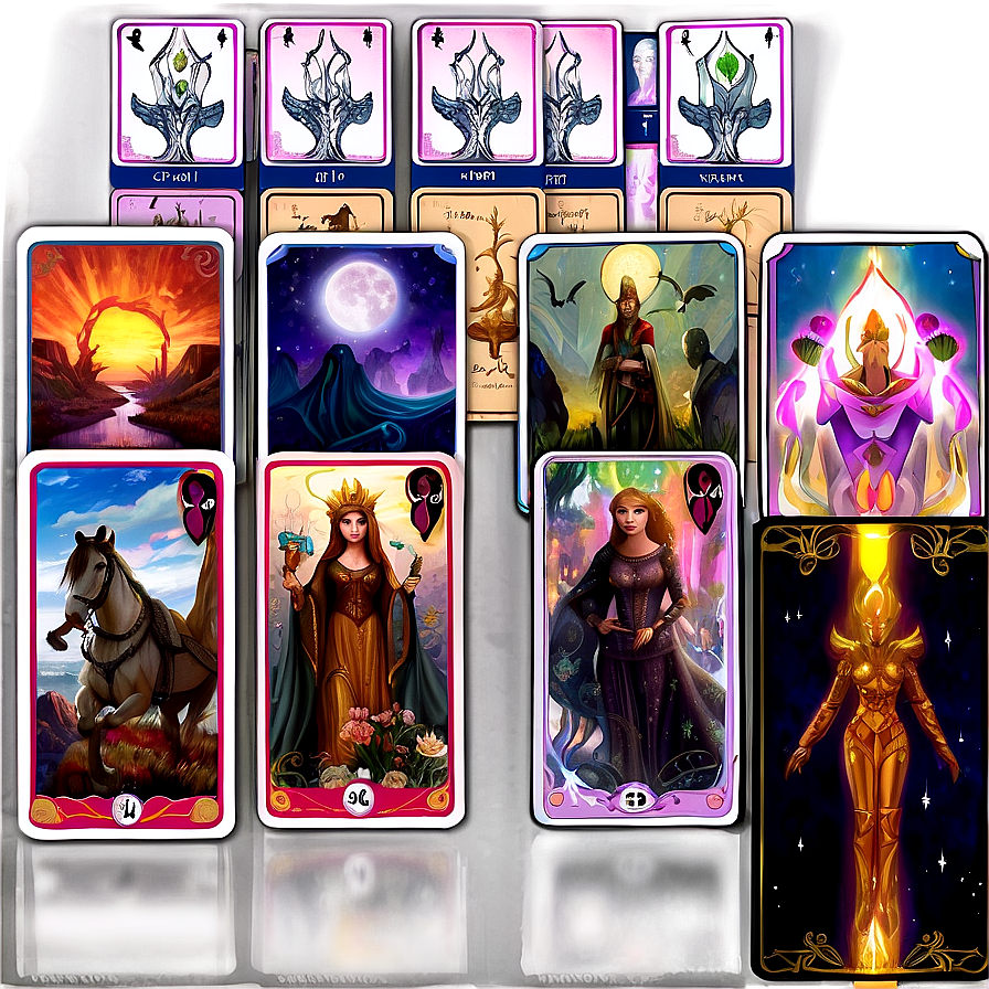 Fantasy Tarot Deck Png Cst PNG Image