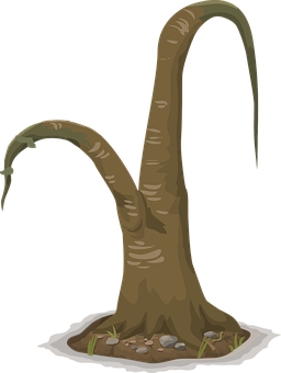 Fantasy Tree Creature Illustration PNG Image