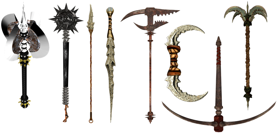 Fantasy Weapon Collection PNG Image